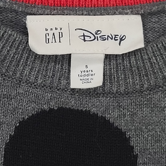 HOST PICK! Gap Disney Mickey Toddler Boys Sweater, 5 Years - Picture 4 of 7